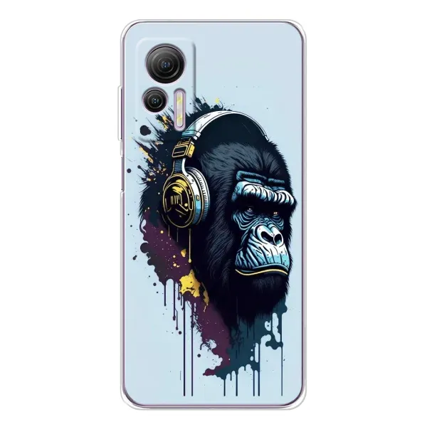 Чехол с принтом «Горилла в наушниках» для Ulefone Note 14 Чехол с принтом «Горилла в наушниках» для Ulefone Note 14