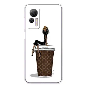 Чехлы Луи Витон для Ulefone Note 14 (AlphaPrint - LOUIS VUITTON) (кофе LOUIS VUITTON)
