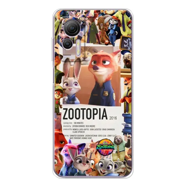 Чехол с принтом «Постер Зверополис» для Ulefone Note 14 Чехол с принтом «Постер Зверополис» для Ulefone Note 14