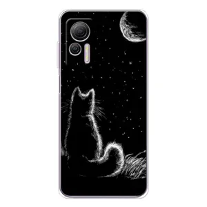 Чехол с принтом для Ulefone Note 14 (AlphaPrint) Модные коты