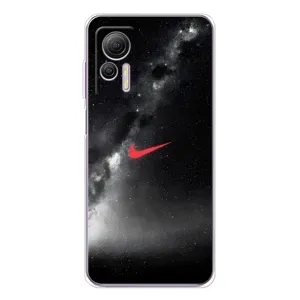 Чехол для Ulefone Note 14 - с принтом Найк (AlphaPrint) (Найк красный)