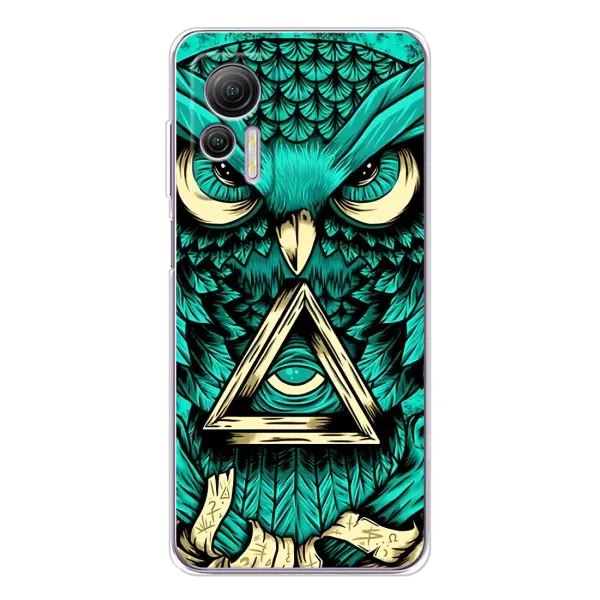 Чехол с принтом «Сова с глазом» для Ulefone Note 14 Чехол с принтом «Сова с глазом» для Ulefone Note 14