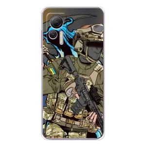 Чехлы с картинкой ЗСУ для Ulefone Note 14 (AlphaPrint) (Воїн ЗСУ)