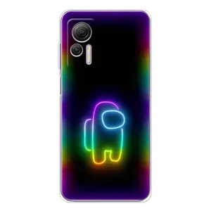 Чехол Амонг Ас для Ulefone Note 14 (AlphaPrint) (Яркий скин)