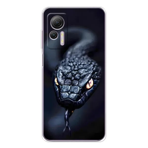 Чохол з принтом «Чорна змія» для Ulefone Note 14 Чохол з принтом «Чорна змія» для Ulefone Note 14