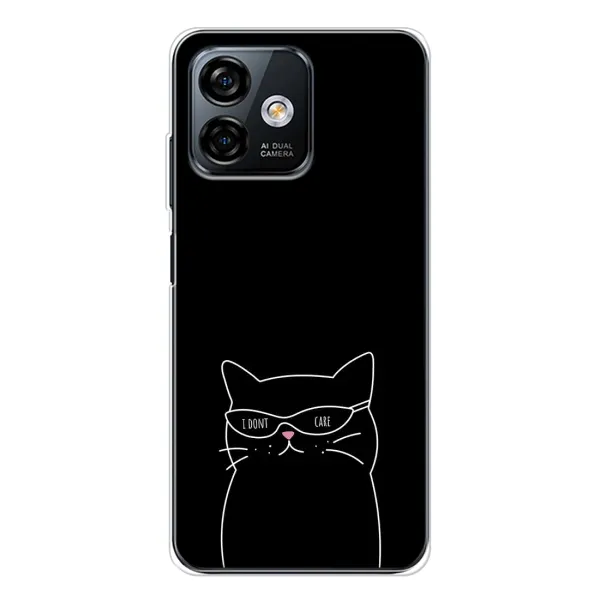 Чохол з принтом «Байдужий кіт» для Ulefone Note 16 Pro Чохол з принтом «Байдужий кіт» для Ulefone Note 16 Pro