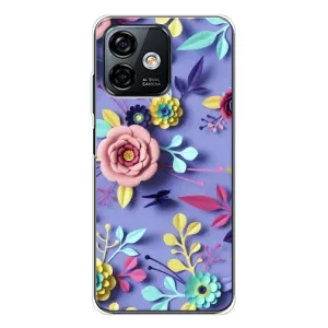 Чехлы с Цветами для Ulefone Note 16 Pro (VPrint) (Цветочный дизайн)