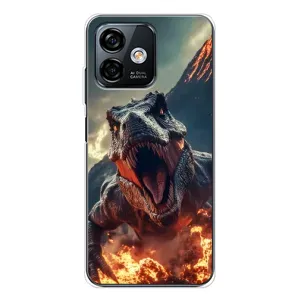 Чохол з принтом «Вогняний динозавр» для Ulefone Note 16 Pro