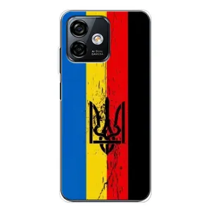 Украинские Чехлы для Ulefone Note 16 Pro с картинкой УПА (AlphaPrint) (Прапор УПА)