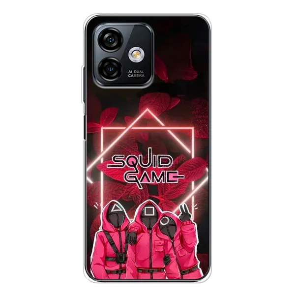 Чохол з принтом «Охоронці Гра кальмара» для Ulefone Note 16 Pro Чохол з принтом «Охоронці Гра кальмара» для Ulefone Note 16 Pro