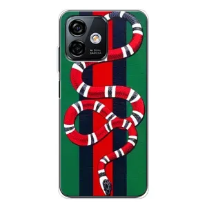 Чехлы ГУЧЧИ для Нот 16 Про (AlphaPrint) (Gucci змия)