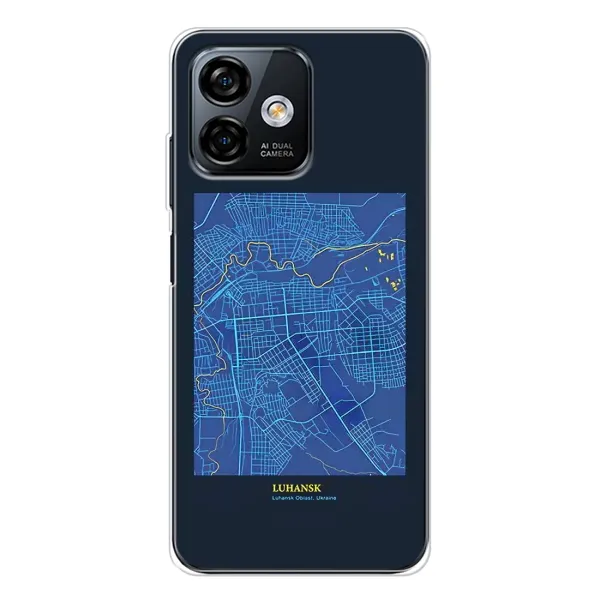 Чохол з принтом «Луганськ» для Ulefone Note 16 Pro