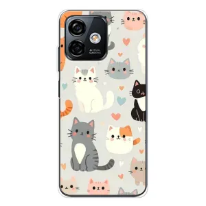 Чохол з принтом «Колаж котів» для Ulefone Note 16 Pro