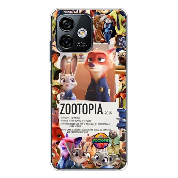 Чехол с принтом «Постер Зверополис» для Ulefone Note 16 Pro