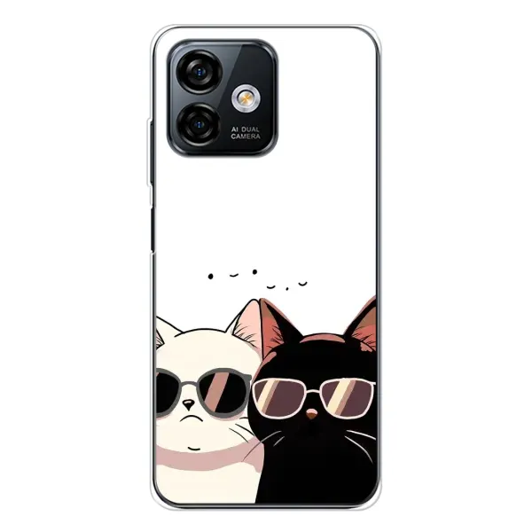Чохол з принтом «Коти в окулярах» для Ulefone Note 16 Pro Чохол з принтом «Коти в окулярах» для Ulefone Note 16 Pro