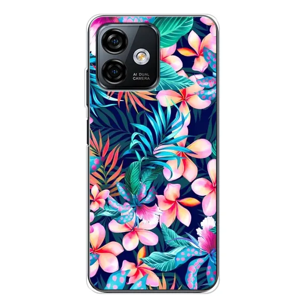 Чехол с принтом «Красочные цветы» для Ulefone Note 16 Pro