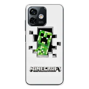 Чохол Майнкрафт на Ulefone Note 16 Pro (AlphaPrint) Minecraft (кріпер Майнкрафт)