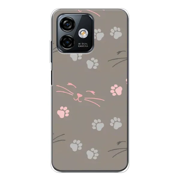 Чохол з принтом «Лапи і вуса» для Ulefone Note 16 Pro Чохол з принтом «Лапи і вуса» для Ulefone Note 16 Pro
