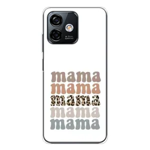 Чохол з принтом «Текстовий колаж мама» для Ulefone Note 16 Pro