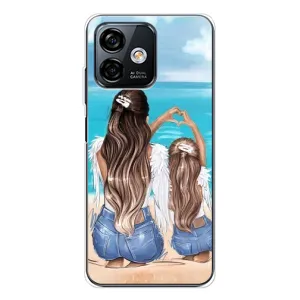 Чехол с печатью для Ulefone Note 16 Pro - (Мама с ребенком) (AlphaPrint)