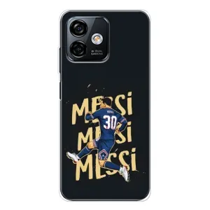 Чехлы для Ulefone Note 16 Pro (Leo чемпион) (AlphaPrint) (Messi ПСЖ)