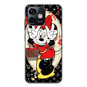 Чехол Disney Mouse Ulefone Note 16 Pro (PREMIUMPrint) (Минни peace)