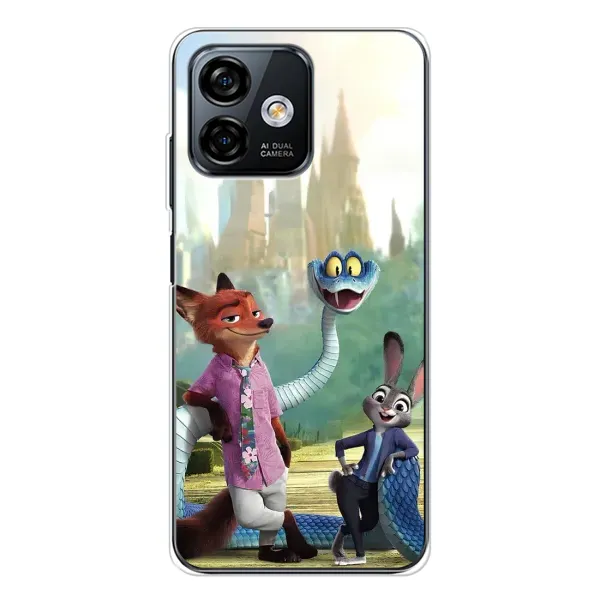 Чехол с принтом «Герои мультфильма Зверополис» для Ulefone Note 16 Pro