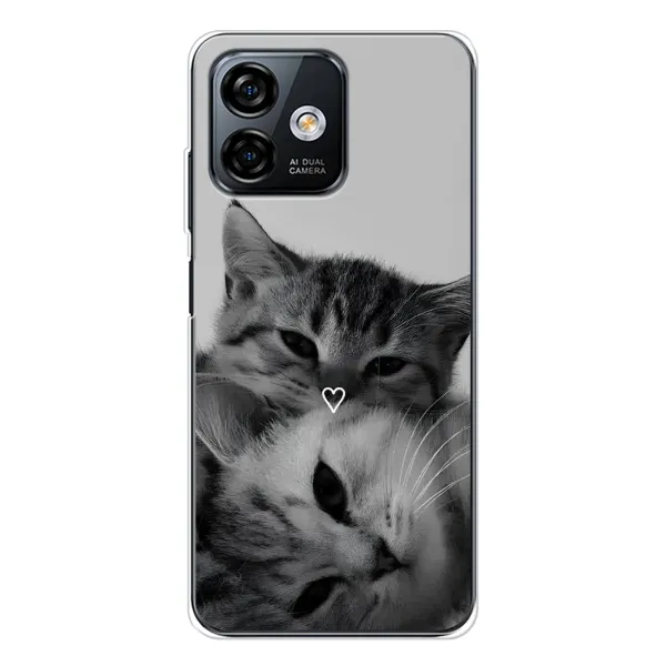 Чохол з принтом «Пара котів» для Ulefone Note 16 Pro Чохол з принтом «Пара котів» для Ulefone Note 16 Pro