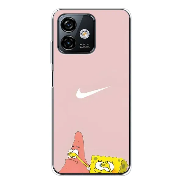 Чехол с принтом «Патрик и Губка» для Ulefone Note 16 Pro
