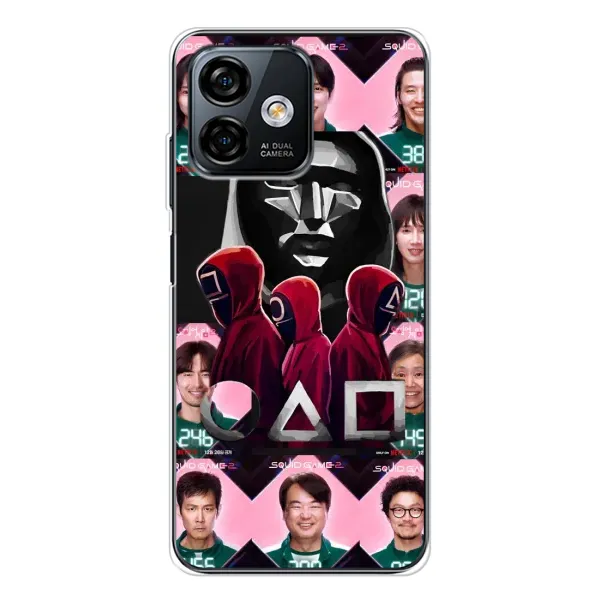 Чохол з принтом «Учасники Гра кальмара» для Ulefone Note 16 Pro Чохол з принтом «Учасники Гра кальмара» для Ulefone Note 16 Pro