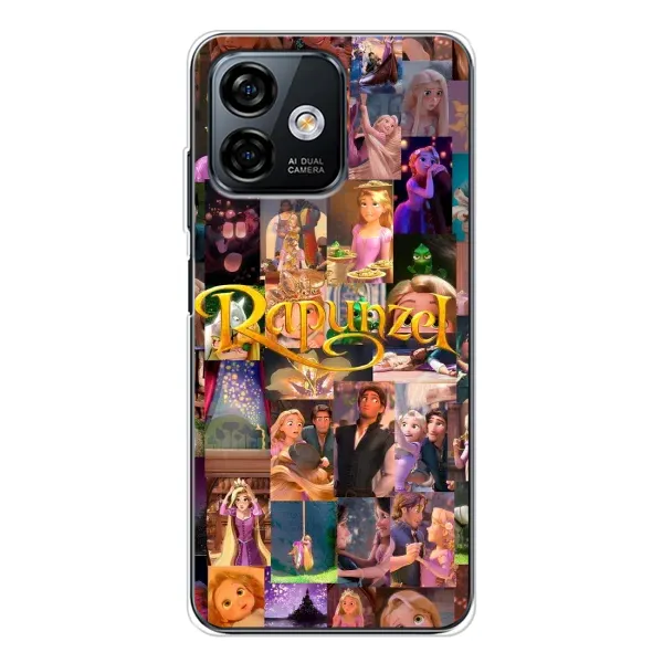 Чохол з принтом «Колаж Рапунцель» для Ulefone Note 16 Pro Чохол з принтом «Колаж Рапунцель» для Ulefone Note 16 Pro
