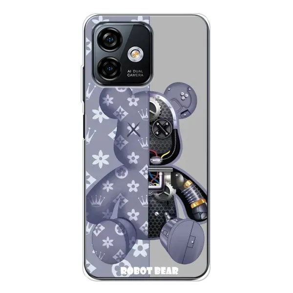 Чехол с принтом «Робот Мишка» для Ulefone Note 16 Pro Чехол с принтом «Робот Мишка» для Ulefone Note 16 Pro