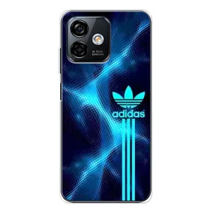 Чехлы Адидас для Ulefone Note 16 Pro (AlphaPrint) (Синий Адидас)