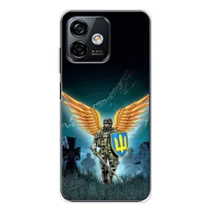 Чехлы с картинкой ЗСУ для Ulefone Note 16 Pro (AlphaPrint) (Солдат ЗСУ)