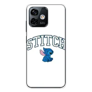 Чехол с принтом Стич на Ulefone Note 16 Pro (Стич лого)