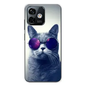 Чохол з принтом «Стильний кіт» для Ulefone Note 16 Pro