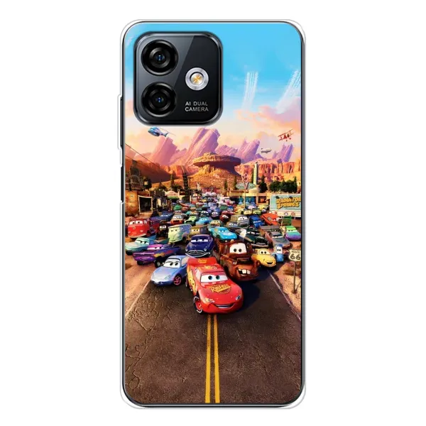 Чохол з принтом «Тачки на трасі» для Ulefone Note 16 Pro Чохол з принтом «Тачки на трасі» для Ulefone Note 16 Pro