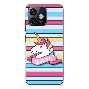 Чехол для Нот 16 Про - (Единорожки - Новинки) (AlphaPrint) (Unicorn)