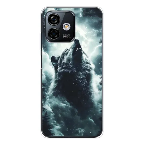 Чохол з принтом «Вовк у хмарах» для Ulefone Note 16 Pro Чохол з принтом «Вовк у хмарах» для Ulefone Note 16 Pro
