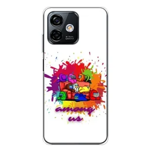 Чехол Амонг Ас для Ulefone Note 16 Pro (AlphaPrint) (Яркий АмонгАс)