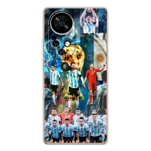 Чехлы Месси для Ulefone Note 17 Pro (AlphaPrint) (Аргентина Месси)
