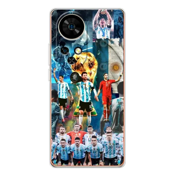 Чехол с принтом «Аргентина Месси» для Ulefone Note 17 Pro