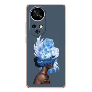 Чехлы (ART) Цветы на Ulefone Note 17 Pro (VPrint) (Цветы на голове)