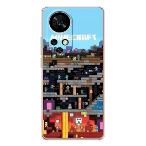 Чохол Майнкрафт на Ulefone Note 17 Pro (AlphaPrint) Minecraft (фон Minecraft)