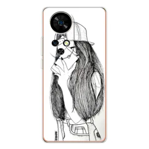 Чохол з принтом «Фото дівчини» для Ulefone Note 17 Pro