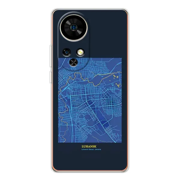 Чехол с принтом «Гуганск» для Ulefone Note 17 Pro