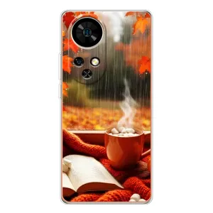 Чехол с принтом «Кофе и дождь» для Ulefone Note 17 Pro