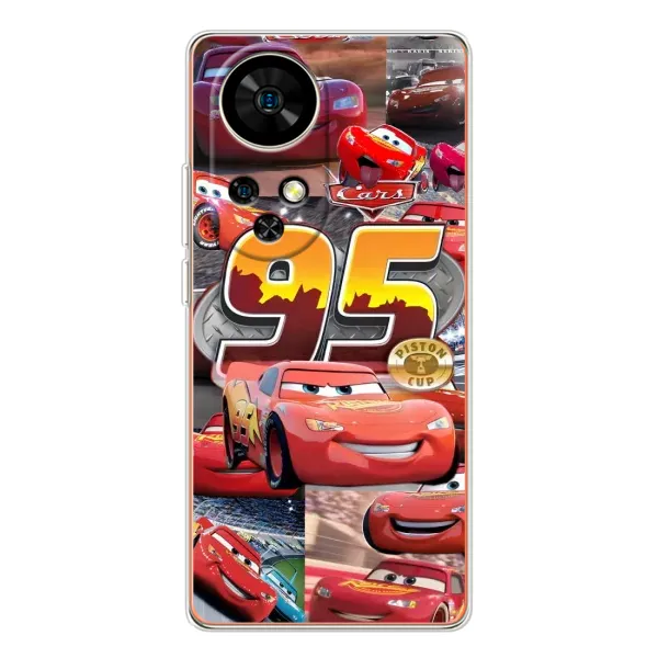 Чохол з принтом «Колаж Блискавка Маквін» для Ulefone Note 17 Pro Чохол з принтом «Колаж Блискавка Маквін» для Ulefone Note 17 Pro