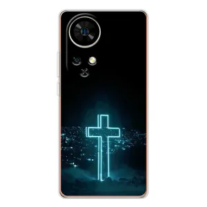 Чехол для Ulefone Note 17 Pro (AlphaPrint) - (Христианские) (Крест и город)