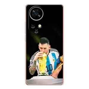 Чехлы для Ulefone Note 17 Pro (Leo чемпион) (AlphaPrint) (Кубок Месси)
